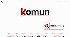 Desktop Screenshot of komun.org